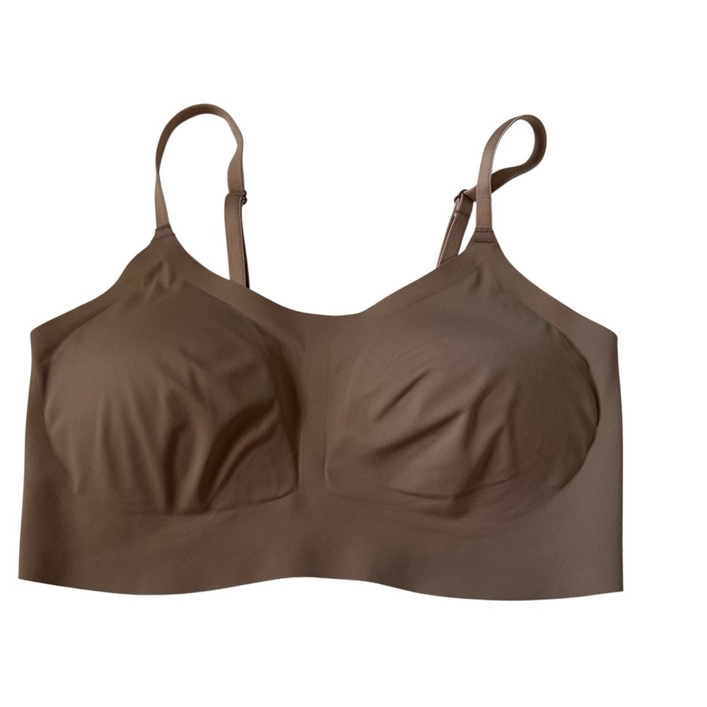 JOIN EBY Seamless Support Bra Beige Wireless Comfort Light Supporr | 69-24